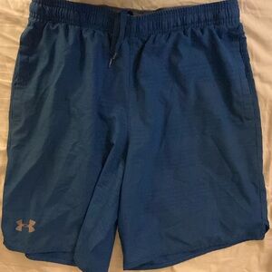 Under armor running shorts with pockets